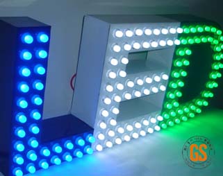 led灯孔字 天河区做LED灯孔字专业公司 做夜光字的公司