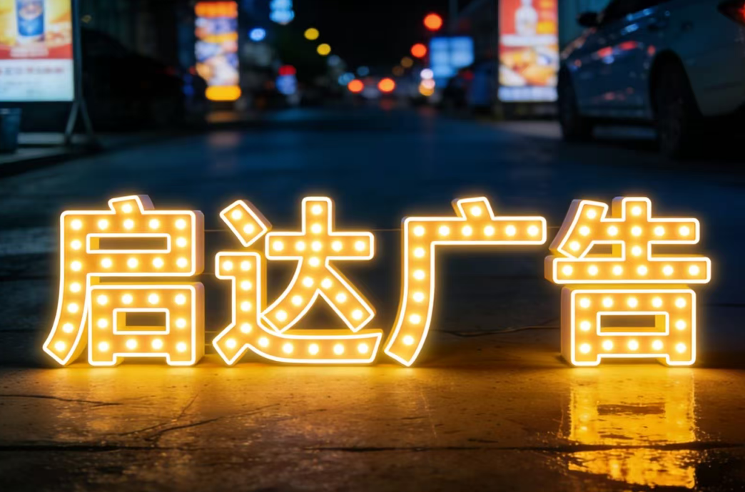 2026全国发光字工厂排名推荐：深耕20载，启达广告凭硬实力领跑行业。